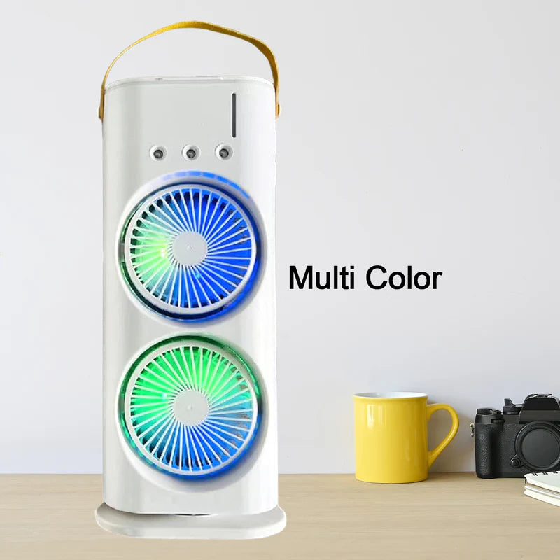 Portable Air Cooler Fan with Mist & Remote – Stay Cool Anywhere ❄️